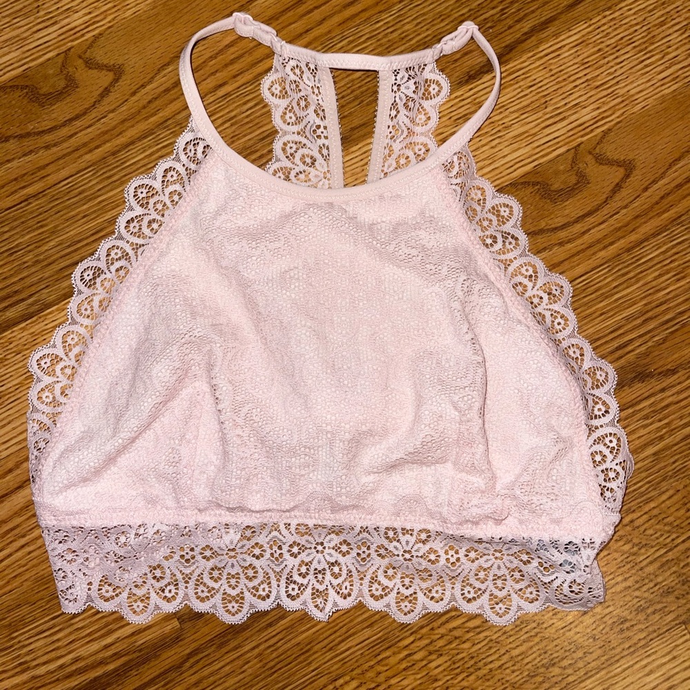 Pale pink Aerie bralette
